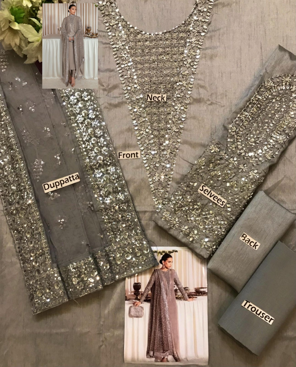 Luxury Row Silk Embroidered Collection Unstitched