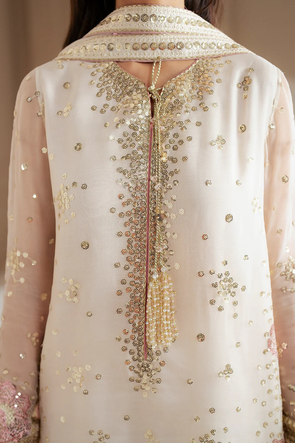 Chiffon Embroidered 3 Piece Unstitched UC-3069 -Party Wear