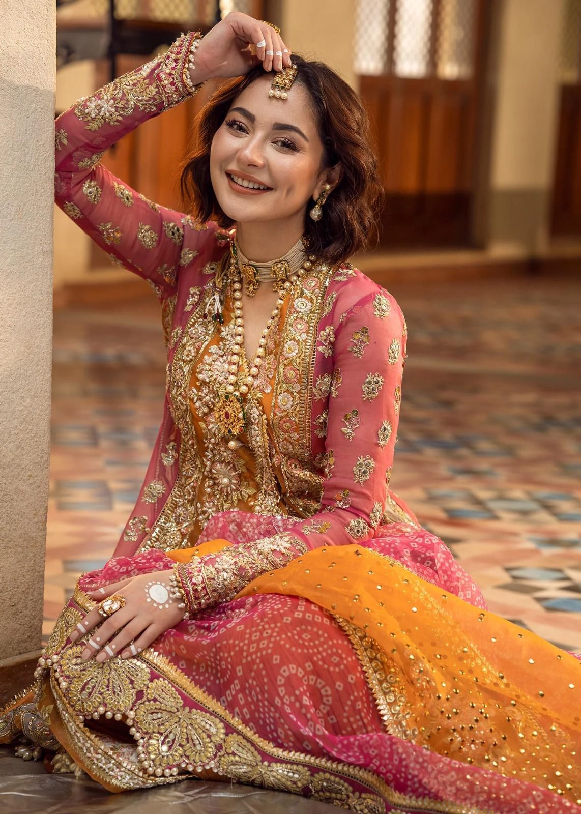 Heavy Embroided Chiffon 3 Piece Unstitched Dress-Party Wear