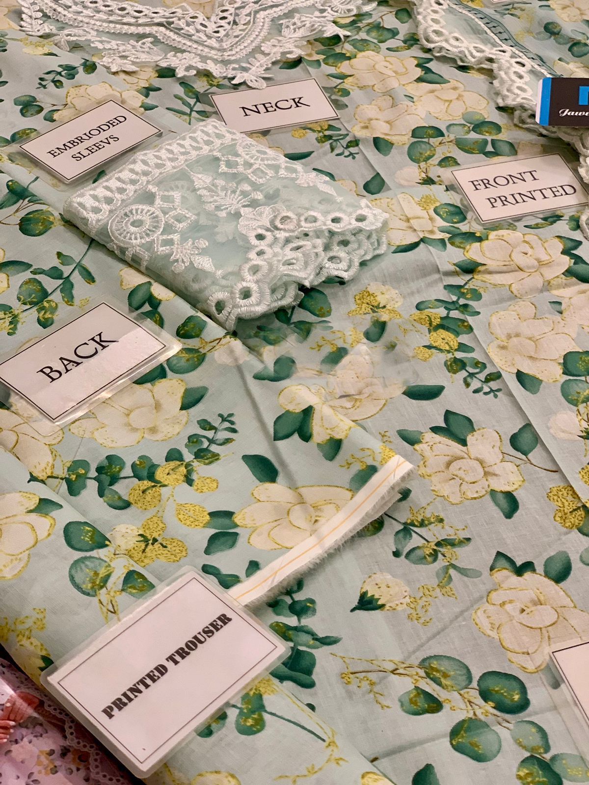 Embroidered Lawn 3 Piece Unstitched Suit ML-PLS-114-24 - Summer Collection