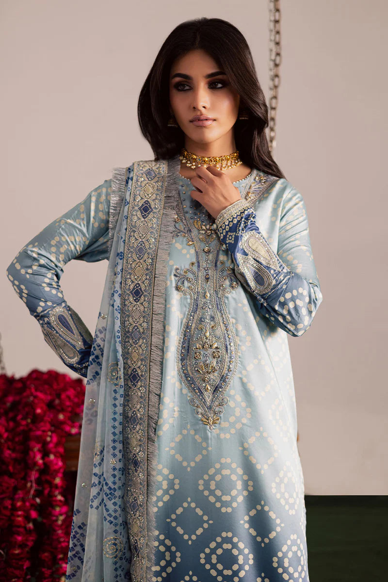 Lawn Embroidered 3 Piece Unstitched Dress- NP 698