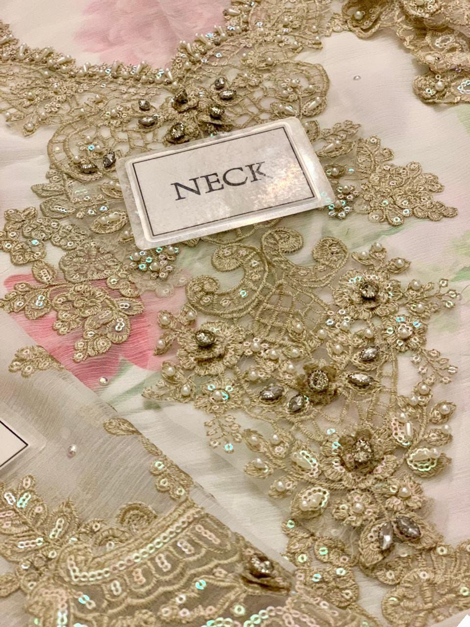Embroidered Chiffon 3 Piece Unstitched Suit MBC-MPC-25-101 - Party Wear