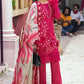 Luxury Chicken Kari Embroidered Lawn Dress 3 piece Unstitched Dress with Silk Dupatta - Summer Collection