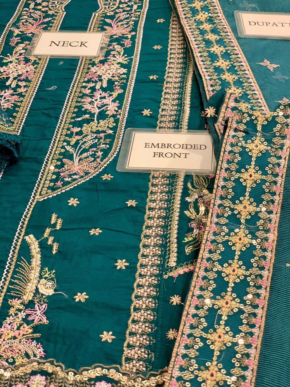 Embroidered Lawn 3 Piece Unstitched Suit QL-SP-10-ZAHRA - Summer Collection