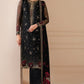 Black Luxury Chiffon Embroidered Collection Unstitched UC-3070 -Party Wear
