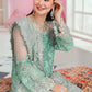 BRIDAL ORGANZA 3 Piece Unstitched Dress - Party Wear
