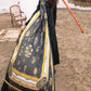 Black Luxury Chicken Kari Embroidered Lawn Dress 3 piece Unstitched Dress