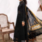 Black Luxury Chicken Kari Embroidered Lawn Dress 3 piece Unstitched Dress