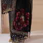 Black Luxury Chiffon Embroidered Collection Unstitched UC-3070 -Party Wear