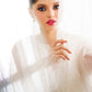 White Formal Organza Unstiched 3 Piece Dress - WQ-24