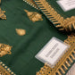 Green Embroidered Chiffon 3 Piece Unstitched Suit AJRNC-D18- Party Wear