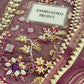 Embroidered Unstitched 4 Piece Organza Suit ECC-D03-MAUVELOUS-22-Party Wear