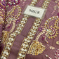Embroidered Unstitched 4 Piece Organza Suit ECC-D03-MAUVELOUS-22-Party Wear