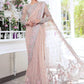 Luxury Net Embroidered Unstitched Saree MB -Party Wear