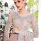 Luxury Net Embroidered Unstitched Saree MB -Party Wear
