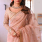 Luxury Net Embroidered Unstitched Saree AJ -Party Wear