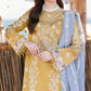Mustard Chicken Kari Luxury Lawn Collection - QK 2024 - Summer Collection