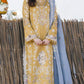 Mustard Chicken Kari Luxury Lawn Collection - QK 2024 - Summer Collection