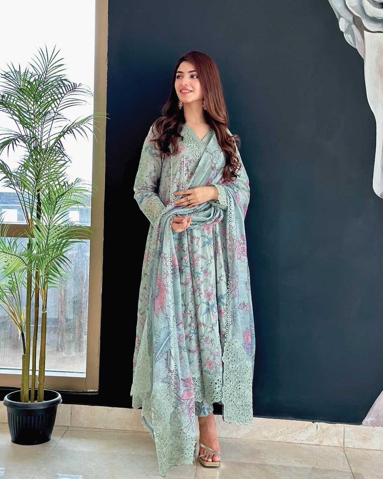 Embroidered Lawn 3 Piece Unstitched Dress -IZ- Summer Collection