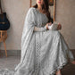 Bridal Collection Chiffon Heavy 9mm Sequence Full Embroidered Dress