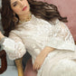White Organza Heavy Embroidered 3 Piece Unstitched Suit -NM- Party Wear