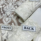 White Organza Heavy Embroidered 3 Piece Unstitched Suit -NM- Party Wear