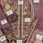 Embroidered Unstitched 4 Piece Organza Suit ECC-D03-MAUVELOUS-22-Party Wear