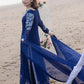 Chiffon Heavy Embroidered Unstitched 3 Piece Suit - Party Wear (AZ-BL)