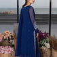 Chiffon Heavy Embroidered Unstitched 3 Piece Suit - Party Wear (AZ-BL)