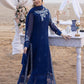 Chiffon Heavy Embroidered Unstitched 3 Piece Suit - Party Wear (AZ-BL)