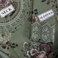 Embroidered Lawn 3 Piece Unstitched Suit - BAR 2024-Summer Collection