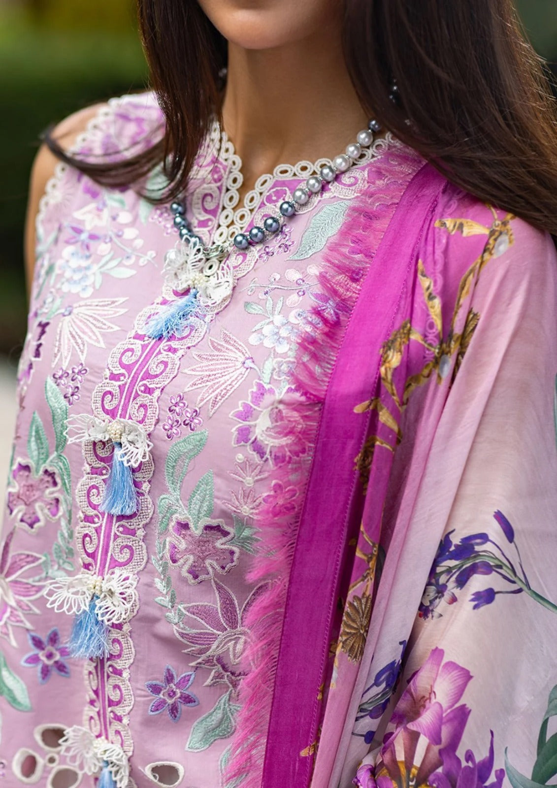 Chicken Kari Luxury Lawn Collection - ML Pink - Summer Collection