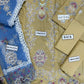 Mustard Chicken Kari Luxury Lawn Collection - QK 2024 - Summer Collection