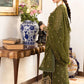 Embroidered Chiffon 3 Piece Unstitched Suit AJ-24-Party Wear