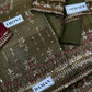 Embroidered Chiffon 3 Piece Unstitched Suit AJ-24-Party Wear