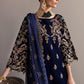Embroidered Unstitched 3 Piece Velvet Suit EAC-MK-03 - Party Wear
