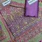 Tie N Die Pista Purple Luxury Chiffon Dress - Unsitched