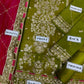 Embroidered Chiffon 3 Piece Unstitched Suit AJ-24-Party Wear