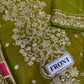 Embroidered Chiffon 3 Piece Unstitched Suit AJ-24-Party Wear