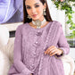 Chiffon Embroidered 3 Piece Unstitched Suit - Party Wear
