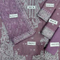 Chiffon Embroidered 3 Piece Unstitched Suit - Party Wear