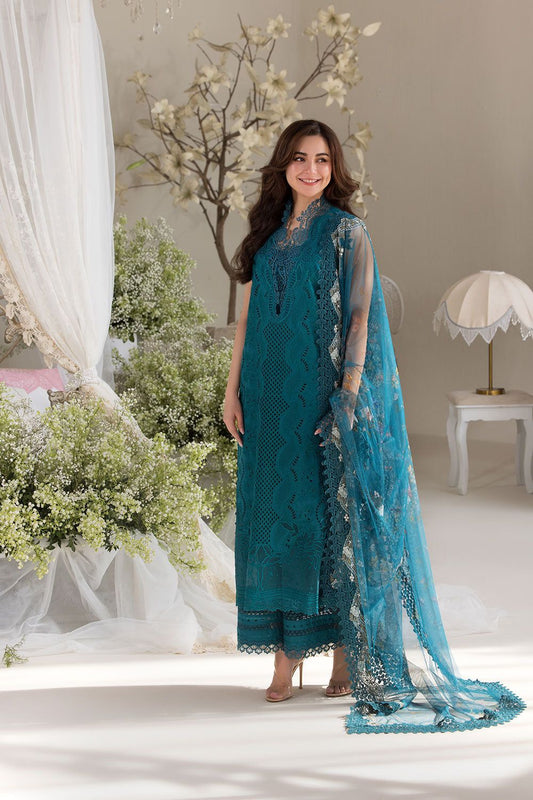 Chicken Embroidered Lawn 3 Piece Unstitched Suit SN-Summer Collection