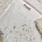 White Formal Organza Unstiched 3 Piece Dress - WQ-24