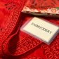 Red Embroidered Chicken Kari Lawn 3 Piece Unstitched Suit ML-D04 - Summer Collection