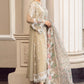 3D & Handwork Heavy Embroidered Chiffon 4 Piece Unstitched Dress