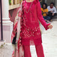 Luxury Chicken Kari Embroidered Lawn Dress 3 piece Unstitched Dress with Silk Dupatta - Summer Collection