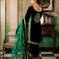 Bottle Green Velvet 5000 Embroidered Unstitched 3 Piece Suit ZC-D01-ZIMMEL-22-Party Wear