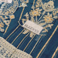 Embroidered Chiffon 3 Piece Unstitched Suit -Party Wear