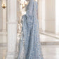 Luxury Net Embroidered Unstitched Saree MB -Party Wear