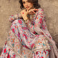 Embroidered Multi Floral Luxury Chiffon 3 Piece Unstitched Dress CHZ-Party Wear